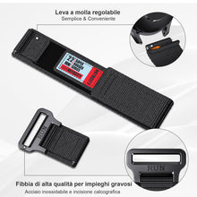 Carica l'immagine nel visualizzatore di Gallery, Compatibile con Huawei Watch GT5/4/2/3/5/Pro 46mm/GT Runner Cinturino, 22mm Nylon Cinturino Per Samsung Galaxy Watch 3 4