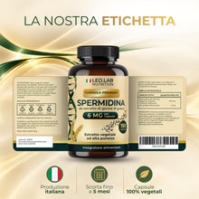 Carica l'immagine nel visualizzatore di Gallery, Spermidina Pura Alto Dosaggio 6mg 150 Cps Vegetali Estratto Germe di Grano