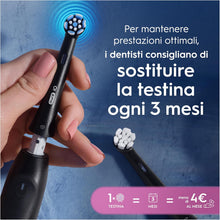 Carica l'immagine nel visualizzatore di Gallery, Oral-B Testine di Ricambio iO Gentle Care, Nere, 8 Ricambi