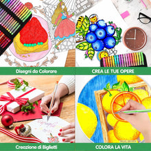 Carica l'immagine nel visualizzatore di Gallery, Melifluo Penne Gel Colorate Glitterate, Set da 120 Pezzi