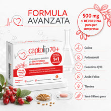Carica l'immagine nel visualizzatore di Gallery, CHEMIST’S RESEARCH CAPTOLIP 70+ (1+1 Omaggio) | Mantiene Livelli Normali di Colesterolo e Trigliceridi, Supporta Funzion