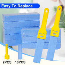 Carica l'immagine nel visualizzatore di Gallery, 10 Pz Pietra Pomice per WC, Blocco Pietra Pulente Spazzole Bastone Naturale, Cleaning Block WC con 2 Maniglie per Pulizi