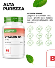 Carica l'immagine nel visualizzatore di Gallery, vit4ever Vitamina B6 come P-5-P - 365 Compresse