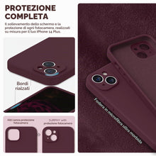 Carica l'immagine nel visualizzatore di Gallery, SURPHY Silicone Cover per iPhone 14 Pro 6.1 Pollici, con 2* Vetro Temperato, Custodia Antiurto per iPhone 14 Pro, con Pr