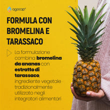Carica l'immagine nel visualizzatore di Gallery, Bromelina 5000 GDU/g con Tarassaco – Integratore Alimentare con Bromelina