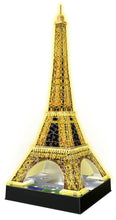 Carica l'immagine nel visualizzatore di Gallery, Ravensburger - Puzzle 3D, Tour Eiffel Night Edition con Luce, Parigi, per Adulti e Bambini 10+ Anni, Idea Regalo, 226 Pezzi