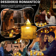 Carica l'immagine nel visualizzatore di Gallery, Candele a LED,35 pezzi Senza Fiamma,candele led con Batterie,Candele Elettriche luci tealight luci a LED realistiche per