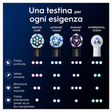 Carica l'immagine nel visualizzatore di Gallery, Oral-B Testine di Ricambio iO Gentle Care, Nere, 8 Ricambi