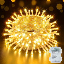 Carica l'immagine nel visualizzatore di Gallery, HeiPard Luci LED Batteria da Esterno Interni Catena Luminosa 5M 50LED 8Modi