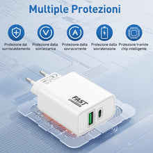 Carica l'immagine nel visualizzatore di Gallery, 45W 2-Porto USB C Rapido Caricatore per Google Pixel 11/10/9 Pro XL Fold