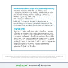 Carica l'immagine nel visualizzatore di Gallery, Metagenics Probactiol Plus - Equilibrio Flora Intestinale - 30 Capsule