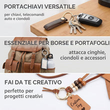 Carica l'immagine nel visualizzatore di Gallery, 20 Pezzi Moschettoni per Borse 25mm, Anelli a Molla Rotondi in Lega di Zinco, Accessori per Borse Uncinetto e Ganci Port