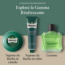 Carica l'immagine nel visualizzatore di Gallery, Proraso Lozione Dopobarba Rinfrescante, Dopobarba uomo, 3 x 100ml