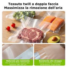 Carica l'immagine nel visualizzatore di Gallery, Bonsenkitchen Sacchetti Sottovuoto 2 rotoli 28x600 cm