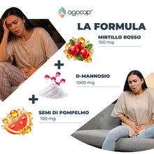 Carica l'immagine nel visualizzatore di Gallery, D Mannosio, Mirtillo Rosso e semi di pompelmo. Ideale per Cistite e Candida