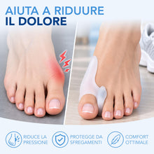 Carica l'immagine nel visualizzatore di Gallery, ALL4US® Alluce Valgo Correttore Tutore Alluce Valgo 6 Pezzi Silicone