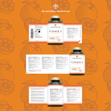 Carica l'immagine nel visualizzatore di Gallery, VITAMINA C 1000 mg ALTO DOSAGGIO + Bioflavonoidi - Naturale Vitamine C Complex Pura - Riduce la Stanchezza e la Fatica, 