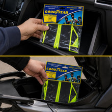Carica l'immagine nel visualizzatore di Gallery, Goodyear Bretelle Rifrangenti Alta Visibilità, Omologate EN ISO 20471:2013+A1:2016, Catarifrangente Giallo, Taglia unica