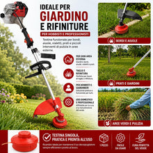 Carica l'immagine nel visualizzatore di Gallery, topolenashop 2 Testine per Decespugliatore Tap And Go Batti e Vai – Filo Tondo 2,4 mm x 2,5 m Premontato – Attacco Femmi
