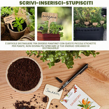 Carica l'immagine nel visualizzatore di Gallery, 40 Pezzi Etichette Per Piante, Bambù Pianta, Accessori da Giardino, Etichette a Forma di T, Cartellini per Impermeabili,