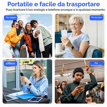 Carica l'immagine nel visualizzatore di Gallery, Cavo di Ricarica Multiplo 4 in 2 per Apple Watch, 1.2 M Nylon Intrecciato Compatibile con iWatch Ultra/SE/11/10/9/8/7/6,