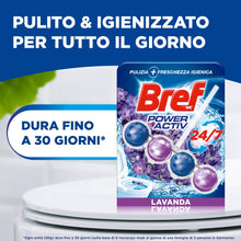 Carica l'immagine nel visualizzatore di Gallery, Bref WC Power Activ Lavanda Tavolette wc, 2 pezzi