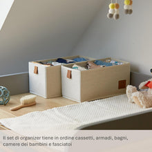 Carica l'immagine nel visualizzatore di Gallery, LOVE IT STORE IT Premium Organizer per cassetti, Lino, Beige, 2 pezzi