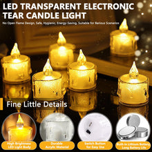 Carica l'immagine nel visualizzatore di Gallery, Candele a LED,35 pezzi Senza Fiamma,candele led con Batterie,Candele Elettriche luci tealight luci a LED realistiche per