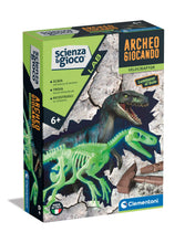 Carica l'immagine nel visualizzatore di Gallery, Clementoni - 19227 - Scienza E Gioco Lab - Archeogiocando Velociraptor - Dinosauri Fossili, Kit Fossili da Scavare E Ass