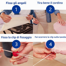 Carica l'immagine nel visualizzatore di Gallery, Vileda Premium 2in1 Copriasse da Stiro Universale, Triplo Strato Termoriflettente, Quick Fix con Fermacorda, Azzurro, 11