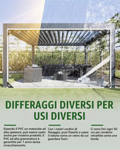 Carica l'immagine nel visualizzatore di Gallery, FoundGo 2x1m Telo Impermeabile Esterno Trasparente [420g/m² 0.35mm] Telone Trasparente per Esterni con Occhielli Imperme