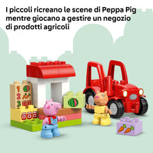 Carica l'immagine nel visualizzatore di Gallery, LEGO DUPLO Peppa Pig Trattore e mercato 10468