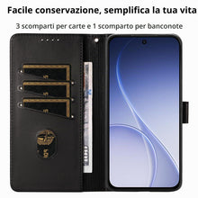 Carica l'immagine nel visualizzatore di Gallery, Cover per OPPO Reno 15 FS/Reno 15 F 5G con Vetro Temperato, Nero