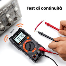Carica l'immagine nel visualizzatore di Gallery, Multimetro Digitale KAIWEETS Tester Portatile MINI TRMS 2000 Conta Tensione CA CC/Corrente CC/Resistenza/Continuità/Diod