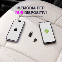 Carica l'immagine nel visualizzatore di Gallery, Adattatore CarPlay Wireless e Android Auto 2 in 1 - WiFi 6 5GHz Mini USB Converte da cavo a wireless - Plug &amp; Play Conne