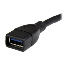 Carica l'immagine nel visualizzatore di Gallery, StarTech USB3EXT6INBK Cavo prolunga USB 3.0 Tipo A da 15 cm da A ad A - Maschio/Femmina