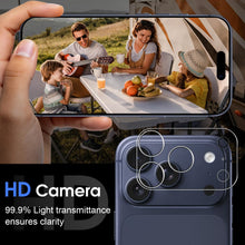 Carica l'immagine nel visualizzatore di Gallery, 2 Pezzi per iPhone 17 Pro Pellicola Fotocamera Protezione, 9H Camera Vetro temperato, Anti Graffi HD Trasparenza Fotocam