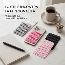 Carica l'immagine nel visualizzatore di Gallery, 5 Pezzi Ventosa Per Telefono, Ventose Per Telefono In Silicone Per Cellulare, Accessori Per Autoadesivo Ventosa Per Tele