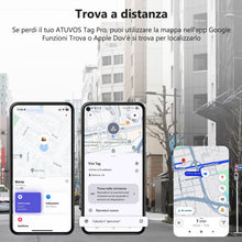 Carica l'immagine nel visualizzatore di Gallery, ATUVOS Air Tag Pro Smart Tag Tracker per Android &amp; iOS, Dual System Localizzatore Bluetooth Funziona con Google Funzioni