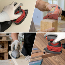 Carica l'immagine nel visualizzatore di Gallery, SHALL 120 fogli abrasivi, cuscinetti per levigatrice per mouse, 2 testine abrasive sostituibili, grane assortite 40/60/8