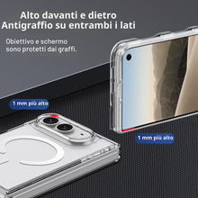 Carica l'immagine nel visualizzatore di Gallery, Lemxiee Magnetica Cover per iPhone Duo Case Trasparente