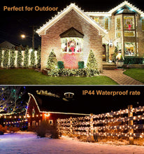 Carica l'immagine nel visualizzatore di Gallery, Avoalre Luci di Natale 1000 LEDs 25M, Catena Luminosa 8 Modalità Impermeabile IP44 Luci Albero di Natale Decorative per Interno Esterno Natale Atmosfera Romantica Camera Festa Nozze, Bianco Caldo