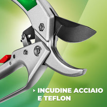 Carica l'immagine nel visualizzatore di Gallery, GRÜNTEK Forbici Cesoie da Potatura Giardino a Cricchetto CONDOR 20cm