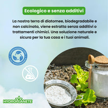 Carica l'immagine nel visualizzatore di Gallery, HYDROPLANETE Terra di Diatomee 400g 1kg 2kg 5kg 10kg 20kg| Terra Diatomacea Grado Alimentare Multiuso in Agricoltura Bio