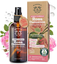 Carica l'immagine nel visualizzatore di Gallery, BIONOBLE Acqua di Rose Spray Bio - Tonico Viso, Capelli, Occhi - 100ml
