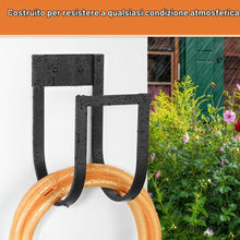 Carica l'immagine nel visualizzatore di Gallery, pickpiff Pantaloni da giardino Holder Wall Mount – Metal Water Hose Hanger per Esterni, gancio durevole per giardino, ga