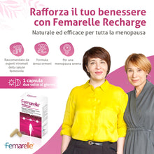 Carica l'immagine nel visualizzatore di Gallery, Femarelle Recharge Capsule per Menopausa