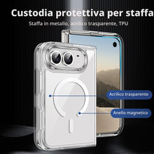 Carica l'immagine nel visualizzatore di Gallery, Lemxiee Magnetica Cover per iPhone Duo Case Trasparente