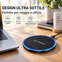 Carica l'immagine nel visualizzatore di Gallery, Caricatore Wireless, 15W Wireless Charger