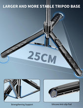 Carica l'immagine nel visualizzatore di Gallery, 180cm Bastone Selfie Treppiede per Telefono, Treppiede Smartphone Selfie Stick Stabile con Telecomando Estensibile Trepp